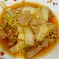 くみくみまま37's cooksnap of when they made 簡単☆生姜たっぷり白菜と豚肉の炒め煮.