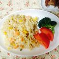 はあああぁあちゃん's cooksnap of when they made 炊飯器で簡単★贅沢えびピラフ.