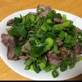 cha0822's cooksnap of when they made レンジで簡単♫ねぎだく砂肝の酒蒸し.