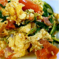 mstwrt's cooksnap of when they made 絶品！水菜とふわふわ卵の炒め物.