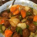 大王イカ's cooksnap of when they made 肉団子の酢豚風.