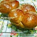 yangpa's cooksnap of when they made 芳香☆コーヒー栗ちぎりあんぱん　ＨＢで　.