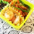 うさぎ姫っこ's cooksnap of when they made お弁当に５分☆彡海老のバジルチーズ焼き.