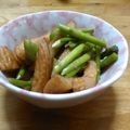 単！！'s cooksnap of when they made ✿さつまとアスパラのにんにく醤油炒め✿.