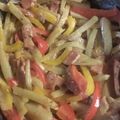 eQe's cooksnap of when they made じゃがいもとパプリカのチーズマヨ炒め.