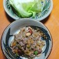だるまいやー's cooksnap of when they made 中華風肉味噌 レタス包み.