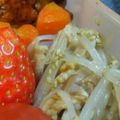 めかにか's cooksnap of when they made 焼豚入りのもやしナムル～お中元消費に～.