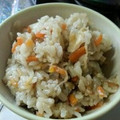 しろくまとゆかりん's cooksnap of when they made まいたけとごぼうの炊き込みごはん.
