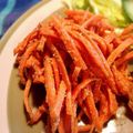 猫柳商店's cooksnap of when they made にんじんの塩ナムル.