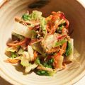 Tomo1023's cooksnap of when they made 鰹がきいてる～白菜のごまマヨぽんサラダ♪.