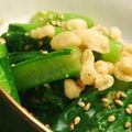 shinyui's cooksnap of when they made ★小松菜の天かす&ごま和え★.