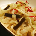 shinyui's cooksnap of when they made ＊簡単＊すし酢で切干大根の松前漬風.