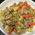 にむばすしゅたーぜん's cooksnap of when they made 焼き肉のたれで簡単☆小間肉・野菜炒め.
