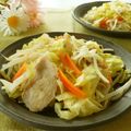 ちょこ０１７'s cooksnap of when they made 豚肉と野菜の塩麹蒸し♪.