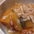 らむ137's cooksnap of when they made 南瓜の煮物～そぼろあん.