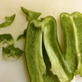 ㋯㋛㋽㋸♬♪'s cooksnap of when they made ピーマンのヘタと種を簡単に取る切り方.
