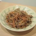 さくさく０９２６'s cooksnap of when they made ごぼうとにんじんのきんぴら.