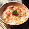 まなぶぅちゃん's cooksnap of when they made 簡単時短♡サーモンとほうれん草のグラタン.