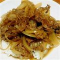 wave2's cooksnap of when they made 簡単絶品♪おいしーい牛丼♪.