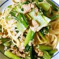 ケチャップご飯's cooksnap of when they made 小松菜ツナパスタ.