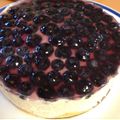 Rama☆食堂's cooksnap of when they made ブルーベリー♡レアチーズケーキ.