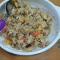 ゆっきっきー119's cooksnap of when they made 1歳児の納豆チャーハン.
