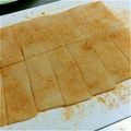 なかとりぁぃ's cooksnap of when they made レンジで簡単！桜の八つ橋☆.