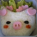 ぱんだにゃん's cooksnap of when they made ぶぅ～ぶぅ～豚さんのお弁当♪.