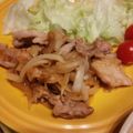 アルカママ's cooksnap of when they made お肉柔らか♪豚の生姜焼き.