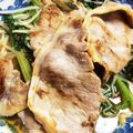 みづ菌's cooksnap of when they made 豚の生姜焼きで☆熱々サラダ.