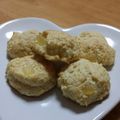 mandryu's cooksnap of when they made HMで簡単スコーン☆りんごジャム味.