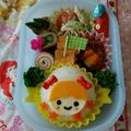 塚次郎's cooksnap of when they made 簡単キャラ弁♡ラブリーな女の子.