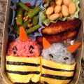 ちょこたりちょこたり's cooksnap of when they made 節分 赤オニきいろオニお弁当.