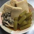 くまです。's cooksnap of when they made 高野豆腐と蕗、しめじの炊合せ.