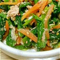 cotori119's cooksnap of when they made ほうれん草のツナごま和え.