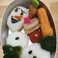 地図。's cooksnap of when they made オラフ☆アナと雪の女王☆キャラ弁.