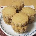 ふんわりしょこら's cooksnap of when they made ガレット風＊素直な胡麻クッキー.