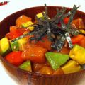 noka☆noka's cooksnap of when they made 美肌～サーモンアボカドトマトころころ丼.