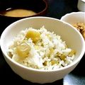 terakooo's cooksnap of when they made ホクホク♪さつまいもご飯….