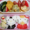 メリー＆キキ's cooksnap of when they made ひな祭り＊キティちゃんのお雛様＊キャラ弁.