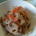 とんもんもん's cooksnap of when they made お正月にも☆簡単♬れんこんのきんぴら.