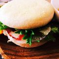 me_dango's cooksnap of when they made 朝食に☆イングリッシュマフィンサンド.
