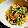 干物主婦's cooksnap of when they made 生クリーム救済！鮭とほうれん草のパスタ♪.