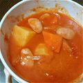 実悠徠ママ's cooksnap of when they made 玉ねぎ 人参 ウインナーの トマト煮♡.