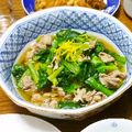 B子chan's cooksnap of when they made 香味柚子☆豚しゃぶの小松菜煮.