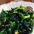 ひっしーきゃっしー's cooksnap of when they made 【農家のレシピ】春菊のピリ辛和え.