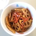 ひーくんクッキング's cooksnap of when they made お弁当作りの見方!蓮根と人参のきんぴら.
