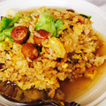 クック7AISOA☆'s cooksnap of when they made あったまる♪お茶と生姜のあんかけ五目炒飯.