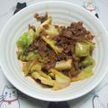 みこぽん's cooksnap of when they made 牛肉とキャベツの辛みそ炒め.