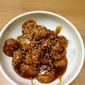 assamT♪'s cooksnap of when they made 豆腐入り肉団子の甘酢あん.